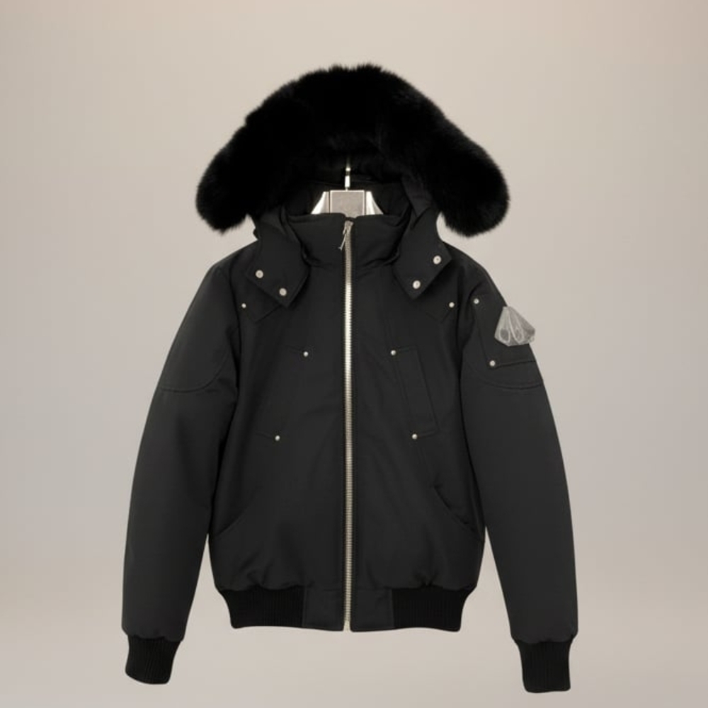 Moose Knuckles Black Puffer Jacket